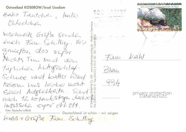 Koserow Ostseebad Usedom Fliegeraufnahme Insel Usedom – Bild 2