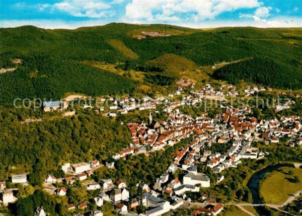Biedenkopf Fliegeraufnahme Schloßterrasse Geschenk
