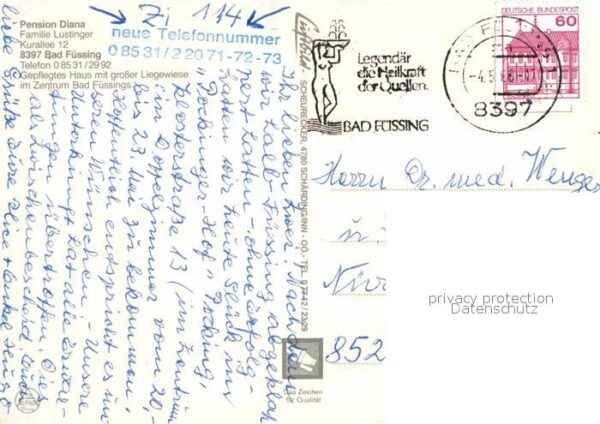 Bad Fuessing Pension Diana – Bild 2