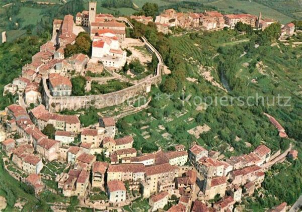 Motovun Fliegeraufnahme