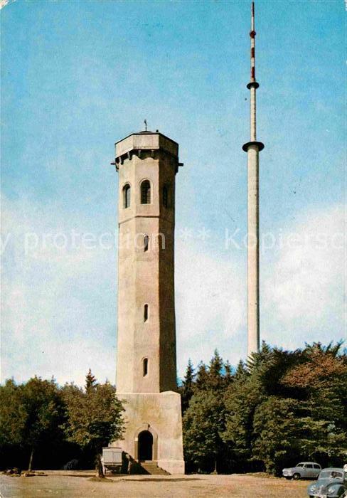 Dannenfels Donnersberg Gipfel Ludwigsturm und Fern