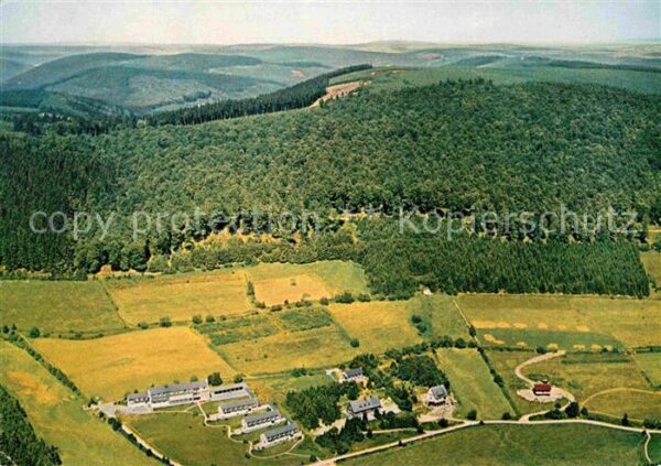 Willingen Sauerland Fliegeraufnahme Cafe Pension Haus Walde