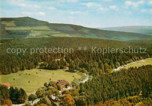 Braunlage Fliegeraufnahme Restaurant Königskrug