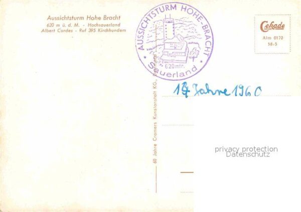 Kirchhundem Aussichtsturm Hohe Bracht – Bild 2