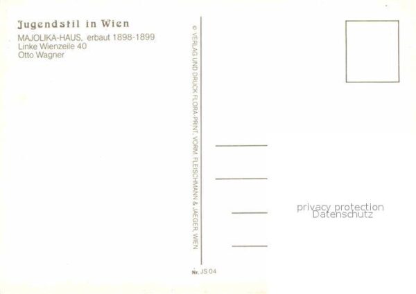 Wien Majolika Haus Jugendstilhaus – Bild 2