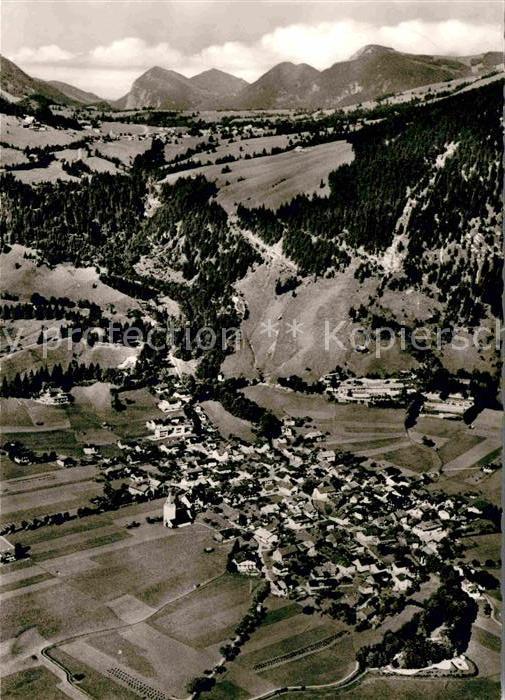 Bad Oberdorf Fliegeraufnahme mit Oberjoch