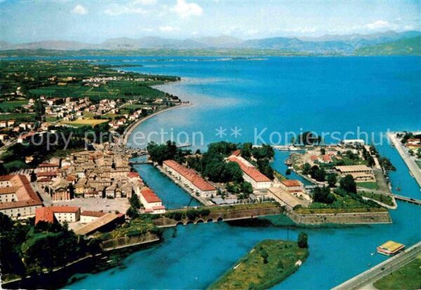 Peschiera del Garda Fliegeraufnahme Lago di Garda