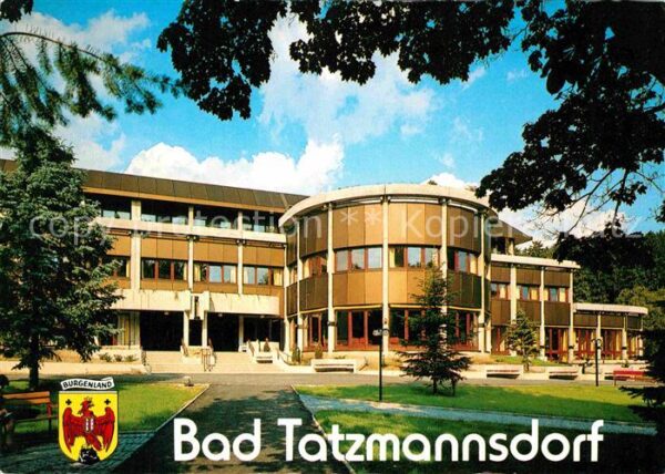 Bad Tatzmannsdorf Burgenland Kurmittelhaus Haupteingang