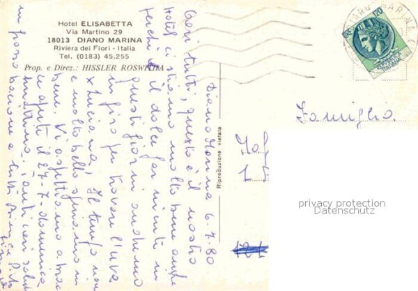 Diano Marina Elisabetta Hotel – Bild 2