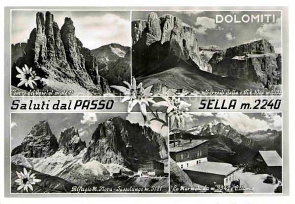 Passo Sella Torri del Vaiole Piz-Boe Marmolada