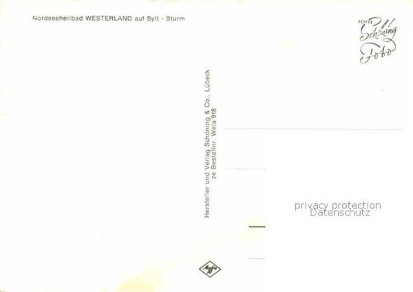 Westerland Sylt Sturm Promenade – Bild 2