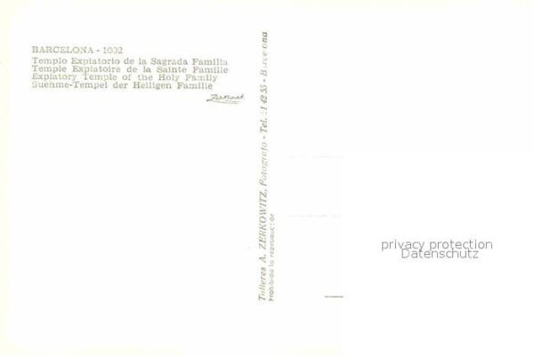 Barcelona Cataluna Sagrada Familia – Bild 2