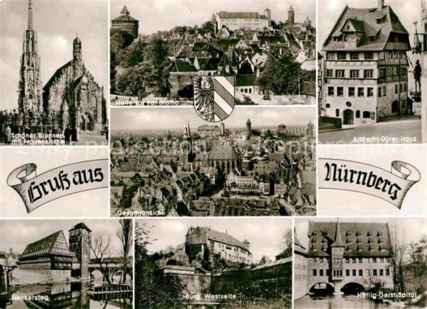 Nuernberg Albrecht Dürer Huas Burg Henkersteg Hei