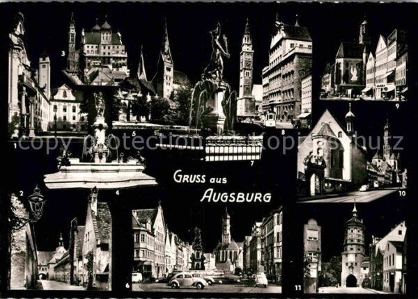 Augsburg bei Nacht