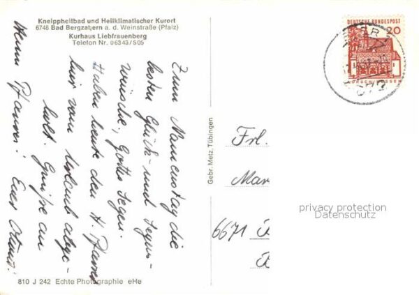 Bad Bergzabern Kurhaus Liebfrauenberg – Bild 2