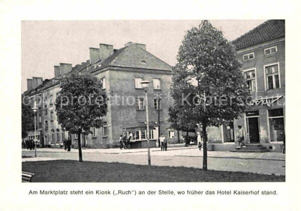 Rendsburg Marktplatz Kiosk früher Hotel Kaiserhof