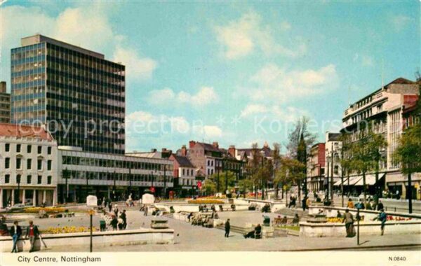 Nottingham UK City Centre