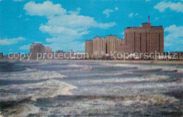 Atlantic City New Jersey View of the ocean looking towards Ventn