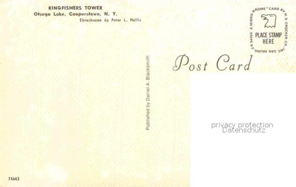 Cooperstown New York Kingfishers Tower Otsego Lake – Bild 2