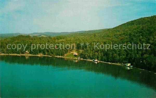 Cooperstown New York Otsego Lake aerial view