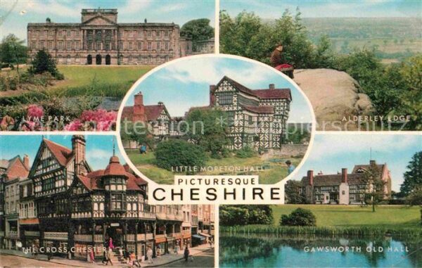Cheshire Lyme Park Little Moreton Hall Alderley