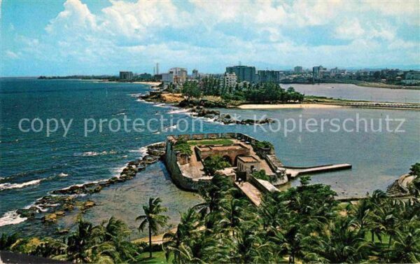 San Juan Puerto Rico Fort San Geronimo and Condado Section