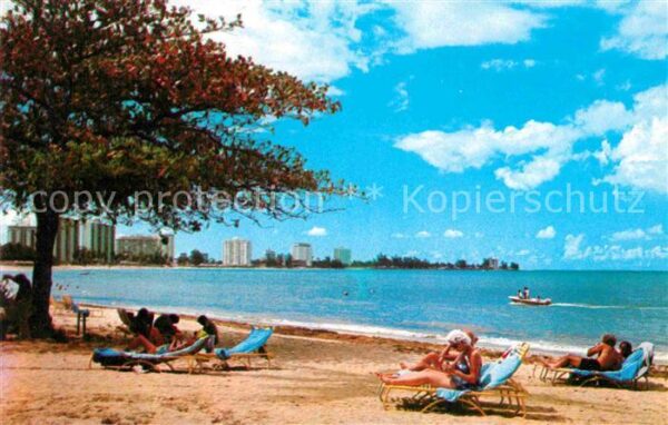 San Juan Puerto Rico Playa de Isla Verde Strand