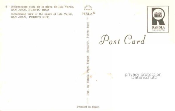 San Juan Puerto Rico Playa de Isla Verde Strand – Bild 2