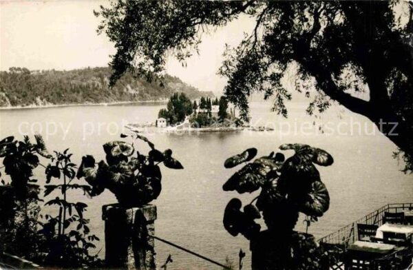 Korfu Corfu Pontikonisi Insel