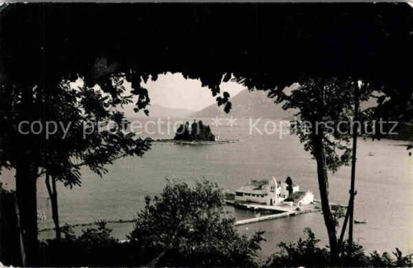 Korfu Corfu Pontikonisi Insel