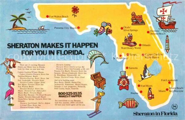 Orlando Florida Colonial Plaza Motor Inn Sheraton Hotel