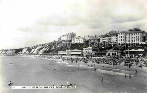 Bournemouth West Cliff from the Pier