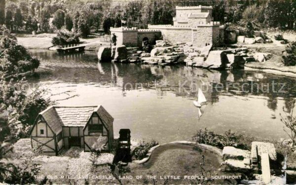 Southport UK Old Mill and Castle Land of the Little
