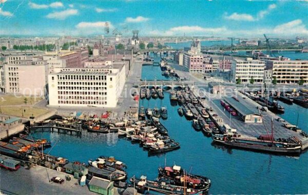 Rotterdam Gezicht op het Centrum Blick auf Stadtm