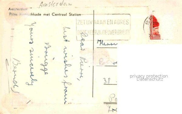 Amsterdam Niederlande Prins Hendrikkade met Centraal Station – Bild 2