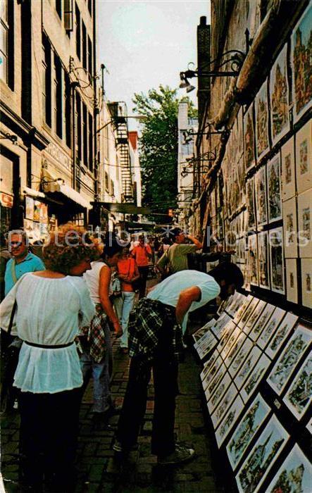 Quebec Rue du Tresor Strassenkünstler