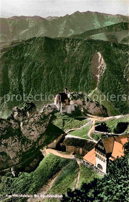 Wendelstein Berg mit Sonnwendjoch Berghotel Kapelle Alpe