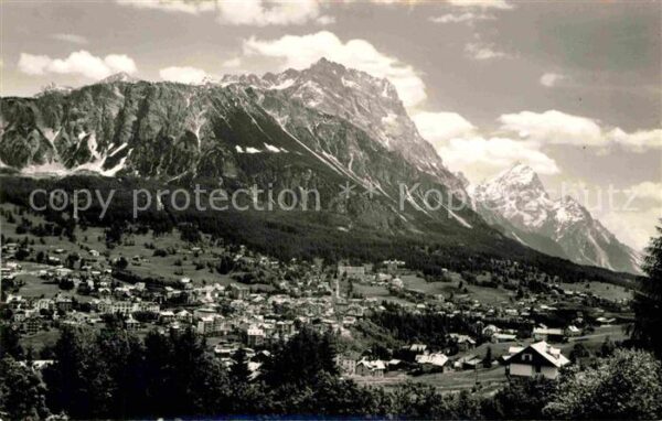Cortina d Ampezzo Panorama Faloria Sorapis Antelao