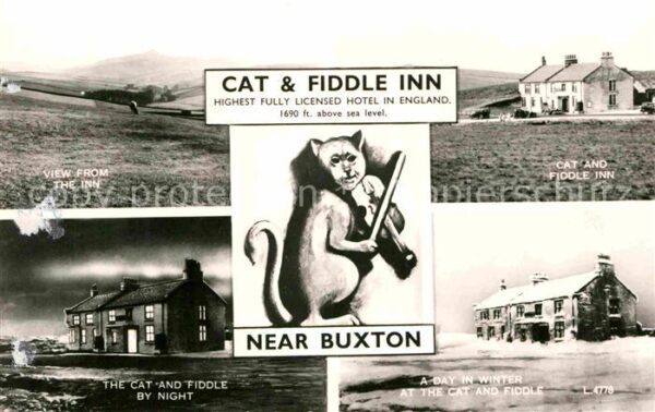 Buxton Derbyshire Cat and Fiddle Inn Hotel