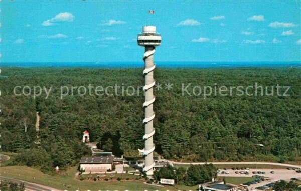 Ontario Canada Hill Island Islands Skydeck aerial view