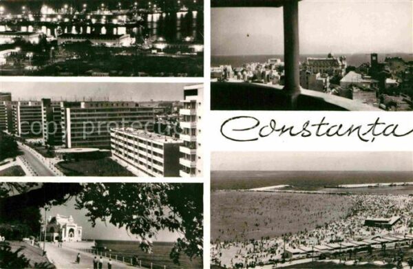 Constanta Teilansichten Hochhäuser Strand Casino