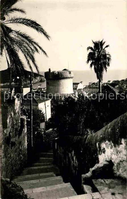 Dubrovnik Ragusa Stadtmauer Blick auf Altstadt