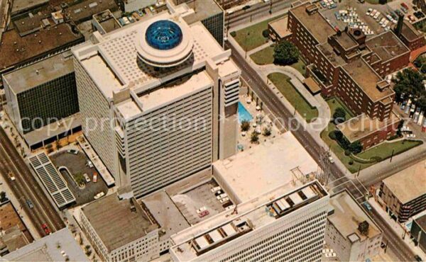 Atlanta Georgia Regency Hyatt House aerial view