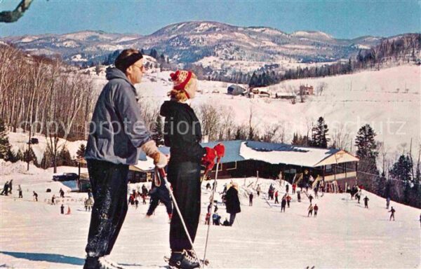 Quebec The Mont Gabriel Club Skiers Paradise
