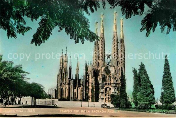 Barcelona Cataluna Templo Exp. de la Sagrada Familia