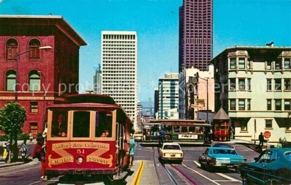 San Francisco California Powell Street Cable Car California Stre