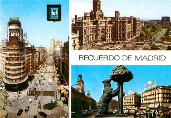 Madrid Spain Avenida de Jose Antonio Palacio de Comu