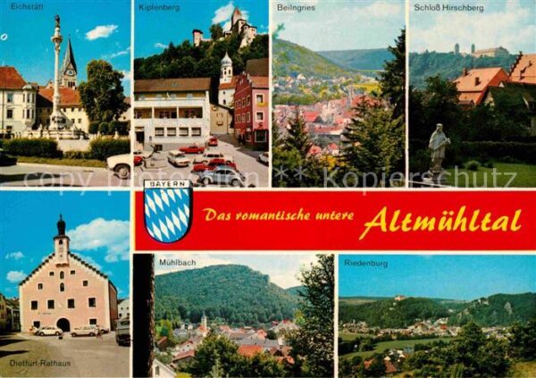 Eichstaett Oberbayern Orte im romantischen Altmühltal