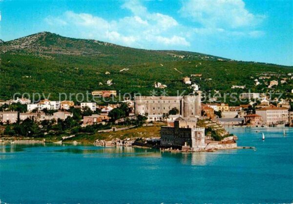 Kraljevica Ansicht vom Meer aus Festung