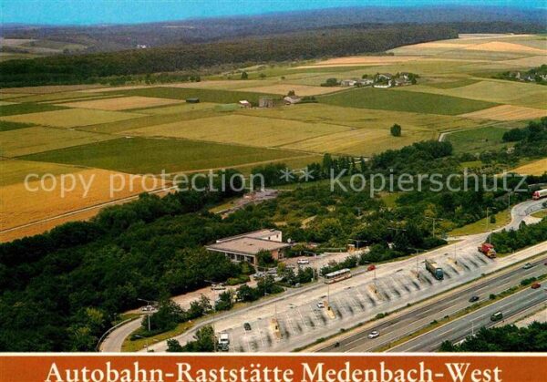 Medenbach Taunus Autobahn Raststätte Medenbach West Flie